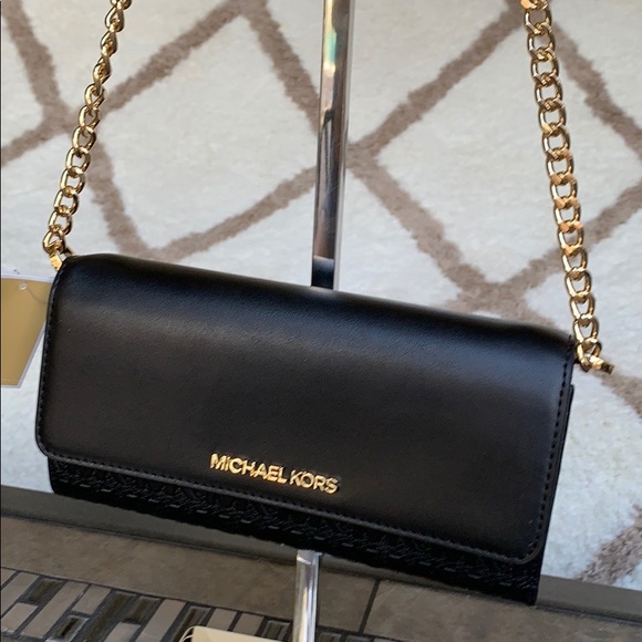 MICHAEL KORS JET SET ITEM LG WALLET ON A CHAIN - Picture 7 of 16